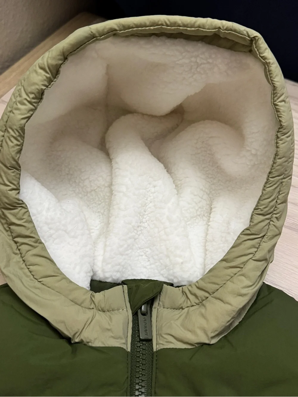 NWT Old Navy Toddler Kids Hooded Puffer Vest Green Sz 2T (33-36